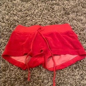 Red Hardtail Terry Cloth Shorts Kids 7-14 Size Lg